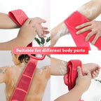 Gentle Silicone Body Scrubber Belt for a Spa-Like Clean