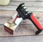 3 Stage Manual Knife Sharpener for Steel and Ceramic Knives