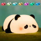Cute Sleeping Panda Silicone Night Lamp for Baby Room