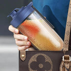 Portable Blender Electric Juicers Fruit Mixers USB Rechargeable Smoothie Mini Personal Juicer 6 Blades 3Gears With 1500 Mah Rechargeable Battery-Smoothie Blender