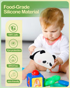 Cute Sleeping Panda Silicone Night Lamp for Baby Room
