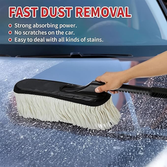 Car Duster | Scratch-Free Cleaning | Easy Grip Handle | Premium Car Cleaning Tool