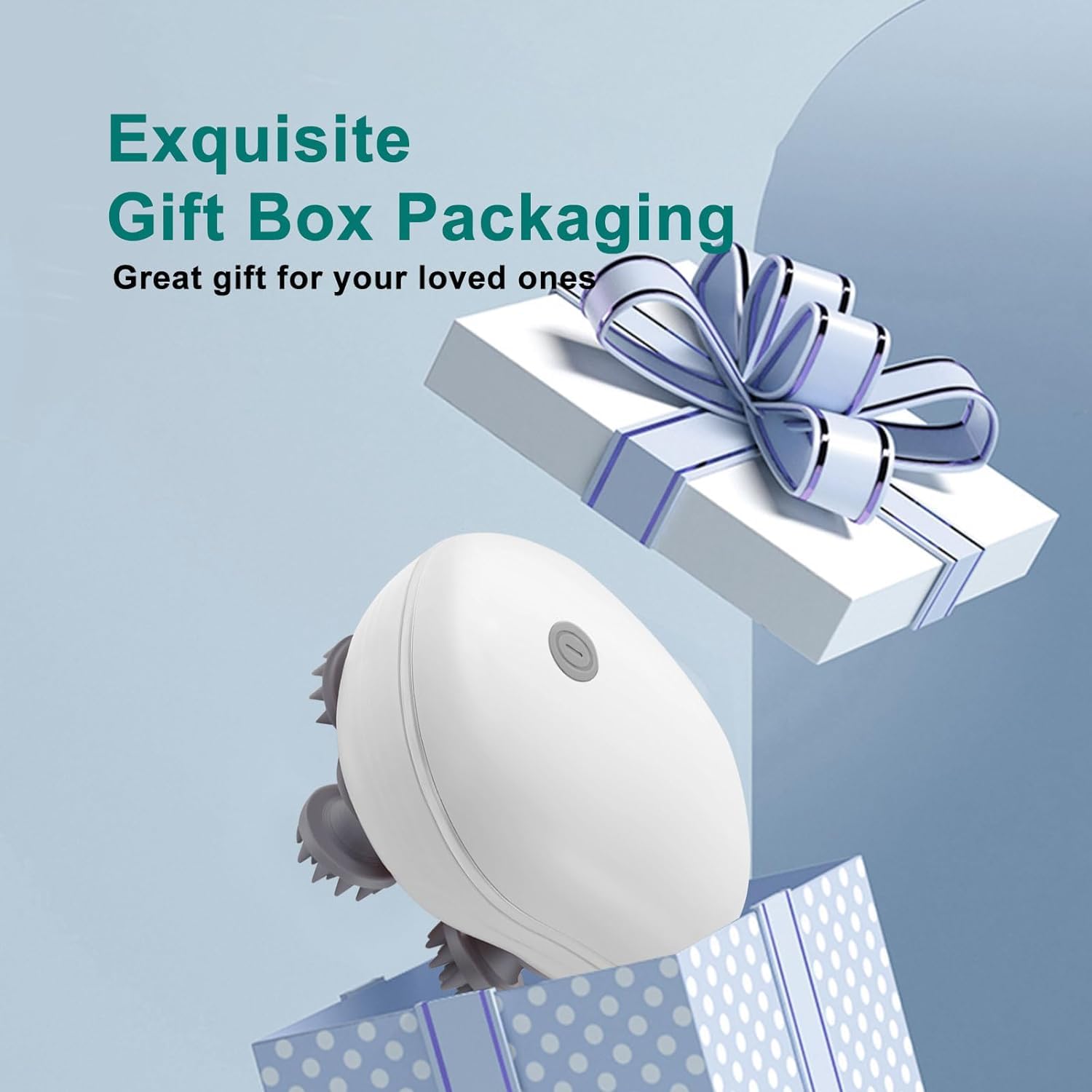 Electric Head Massager for Hair Growth with Detachable Head