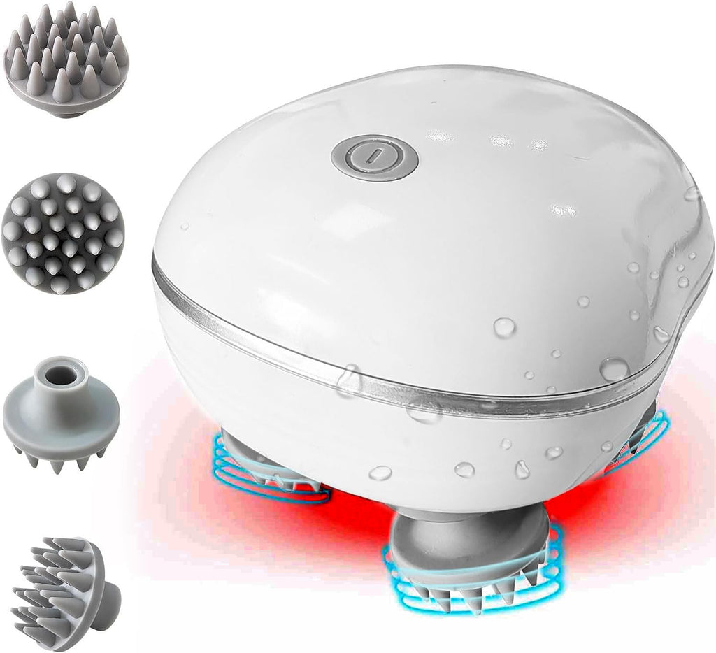 Electric Head Massager for Hair Growth with Detachable Head