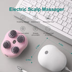 Electric Head Massager for Hair Growth with Detachable Head