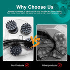 Electric Head Massager for Hair Growth with Detachable Head